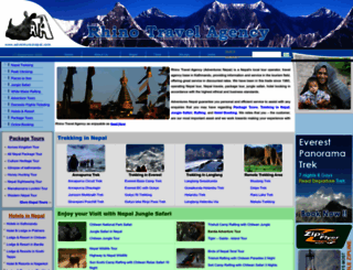adventuresnepal.com screenshot