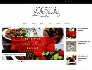 adventuresofasickchick.com screenshot