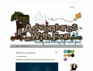 adventureswithfour.wordpress.com screenshot