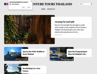 adventuretoursthailand.com screenshot