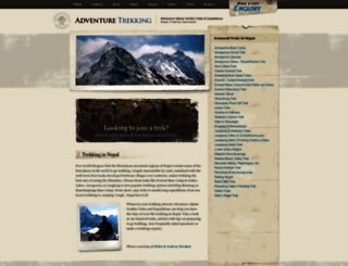 adventuretrekking.com screenshot