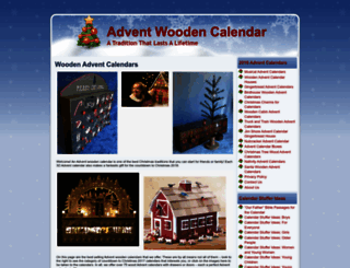 adventwoodencalendar.com screenshot