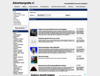 adverteergratis.nl screenshot