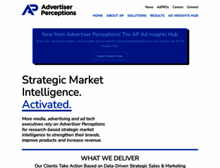 advertiserperceptions.com screenshot