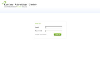 advertisers.kontera.com screenshot