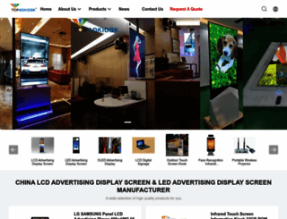 advertisingdisplayscreen.com screenshot