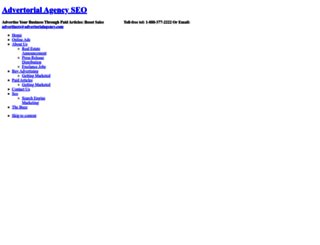 advertorialagency.com screenshot