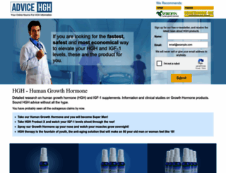advice-hgh.com screenshot