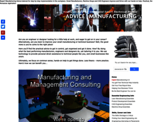 advice-manufacturing.com screenshot