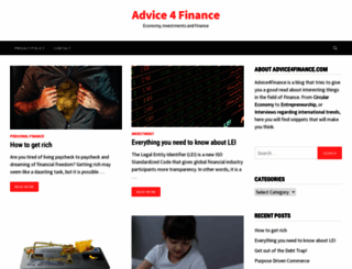 advice4finance.com screenshot