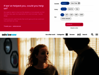 advicenow.org.uk screenshot