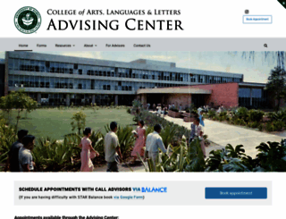 advising.hawaii.edu screenshot