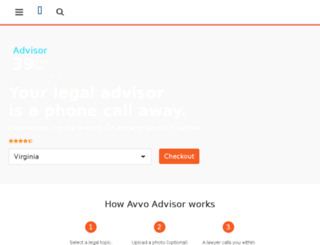 advisor.avvo.com screenshot