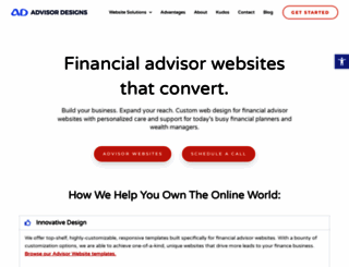 advisordesigns.com screenshot