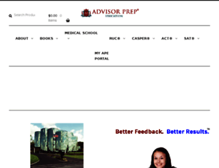 advisorprep.com screenshot