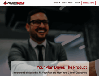 advisorserve.com screenshot