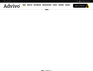 advivo.com.au screenshot