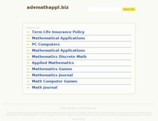 advmathappl.biz screenshot