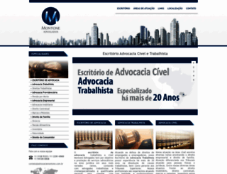 advocaciamontone.com.br screenshot