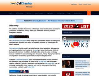 advocacy.calchamber.com screenshot
