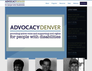 advocacydenver.org screenshot