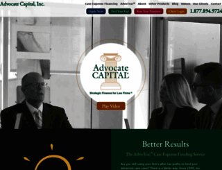 advocatecapital.com screenshot