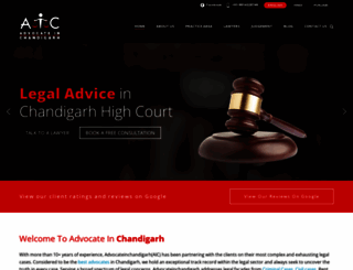 advocateinchandigarh.com screenshot