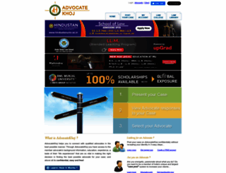 advocatekhoj.com screenshot