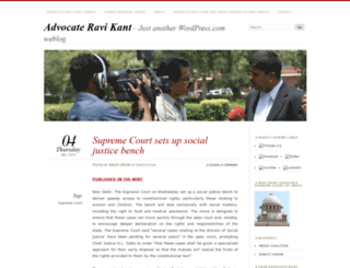 advocateravikant.wordpress.com screenshot