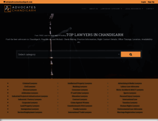 advocateschandigarh.com screenshot