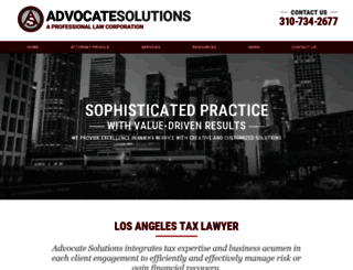 advocatesolutionsinc.com screenshot