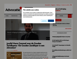 advocatie.nl screenshot