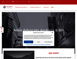 advocats-andorra.com screenshot