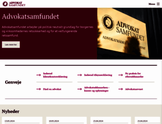 advokatsamfundet.dk screenshot