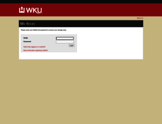 adweb.wku.edu screenshot
