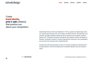 adwebdesign.com.sg screenshot
