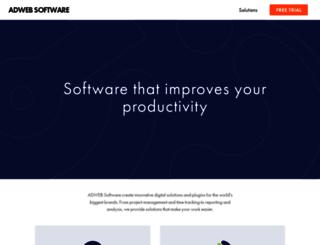 adwebsoftware.com screenshot