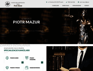 adwokat-mazur.pl screenshot