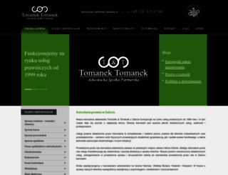 adwokat-tomanek.pl screenshot