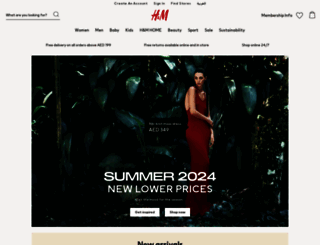 ae.hm.com screenshot