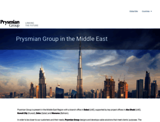 ae.prysmiangroup.com screenshot