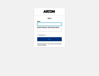 aecom.okta.com screenshot