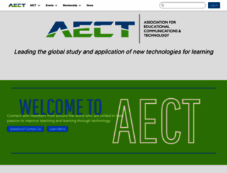 aect.org screenshot