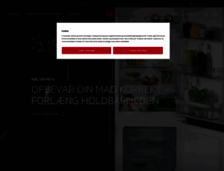aeg-electrolux.dk screenshot