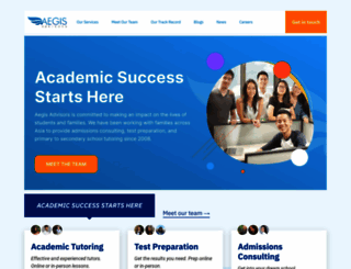 aegis-advisors.com screenshot