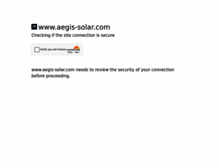 aegis-solar.com screenshot