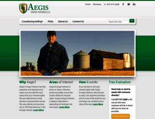 aegisenergypartners.com screenshot
