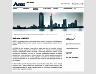 aegisrs.com screenshot