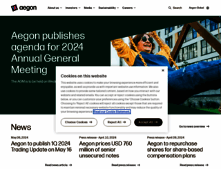 aegon.com screenshot