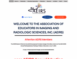 aeirs.org screenshot